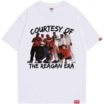 Hill Top Hustlers Reagan Era Hip Hop Collection Tee